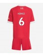 Liverpool Milos Kerkez #6 Replika Hemmakläder Barn 2025-26 Kortärmad (+ byxor)